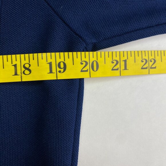 Vintage David Homison Turtleneck Mod Long Sleeve Shirt Mens Medium Navy Blue - Picture 9 of 11